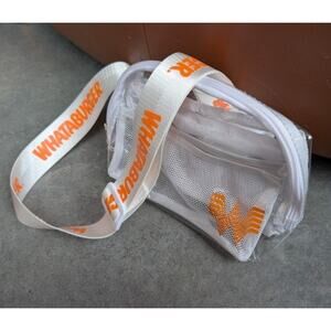 Novelty WHATABURGER Crossbody Bag Hip Pack Fanny Pack Clear Concerts See-Through